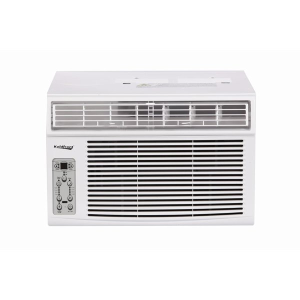 Koldfront 8000 BTU 115V Window Air Conditioner with Dehumidifier and Remote Control WAC8003WCO